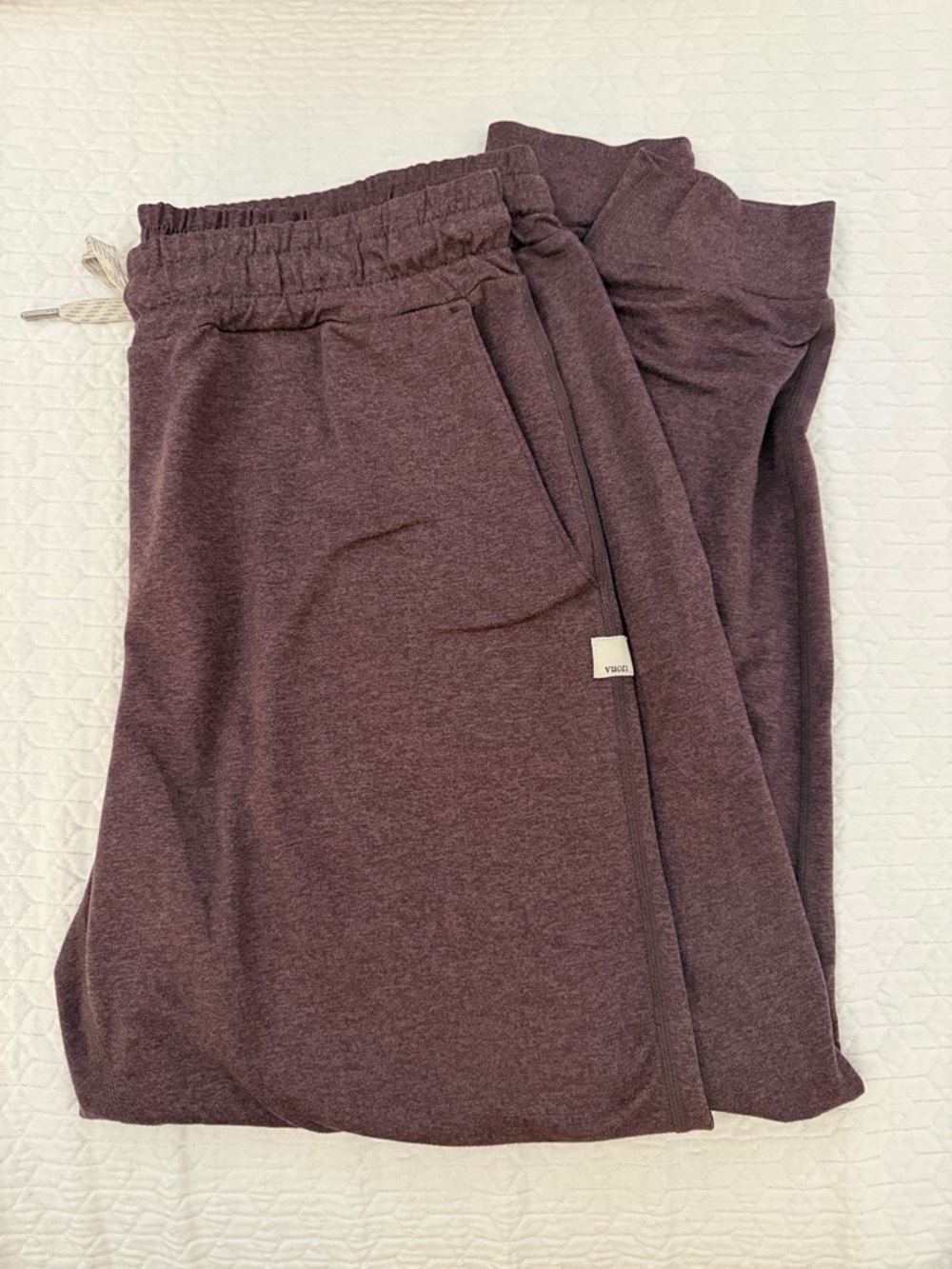Vuori Smoked Plum Heather Performance Joggers - S